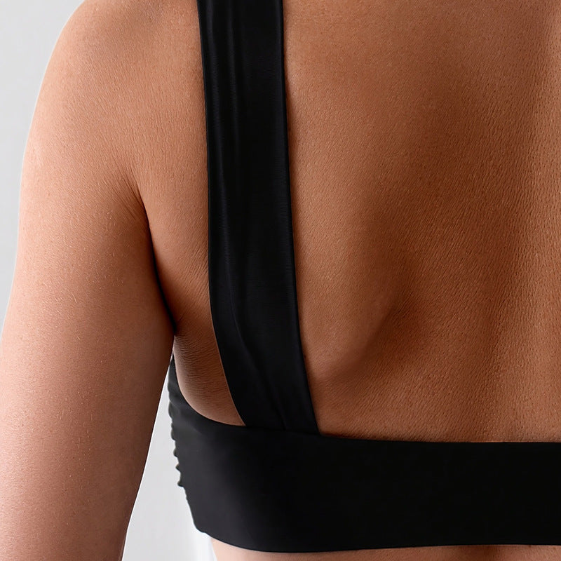 Solid Color Strap U Shaped Sexy Bikini Swimsuit Bikini Swimsuit Unlined Top Bella Mia